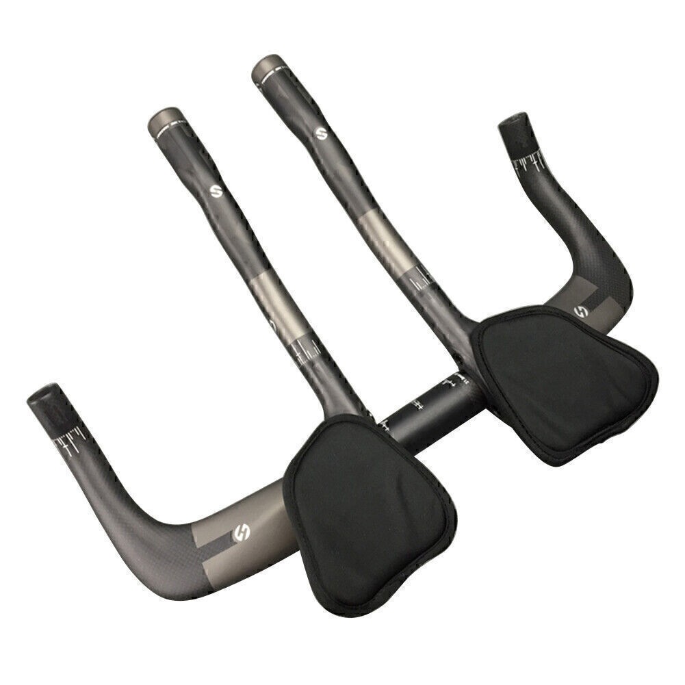 TOSEEK Handlebar Road Bicycle Drop Bar Aero Bar Set 31.8*380/400/420/440/460mm