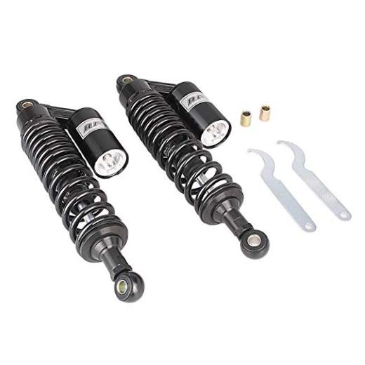 12.6 inch Universal Motorcycle Rear Air Shock Absorbers 320mm for HONDA Black