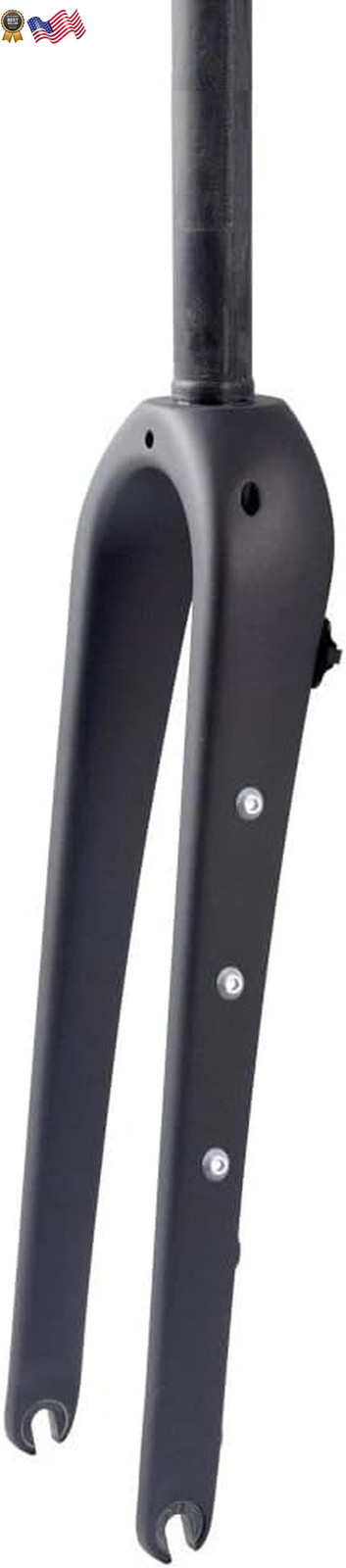 WCS 700C Carbon Fiber Gravel Bike Fork 1-1/8″ Straight Steerer Flat Mount