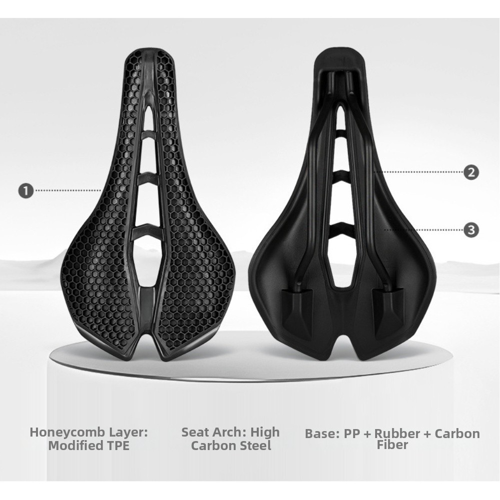 279g Lightweight Saddle with 3D For HONEYCOMB Structure and Hollow Core