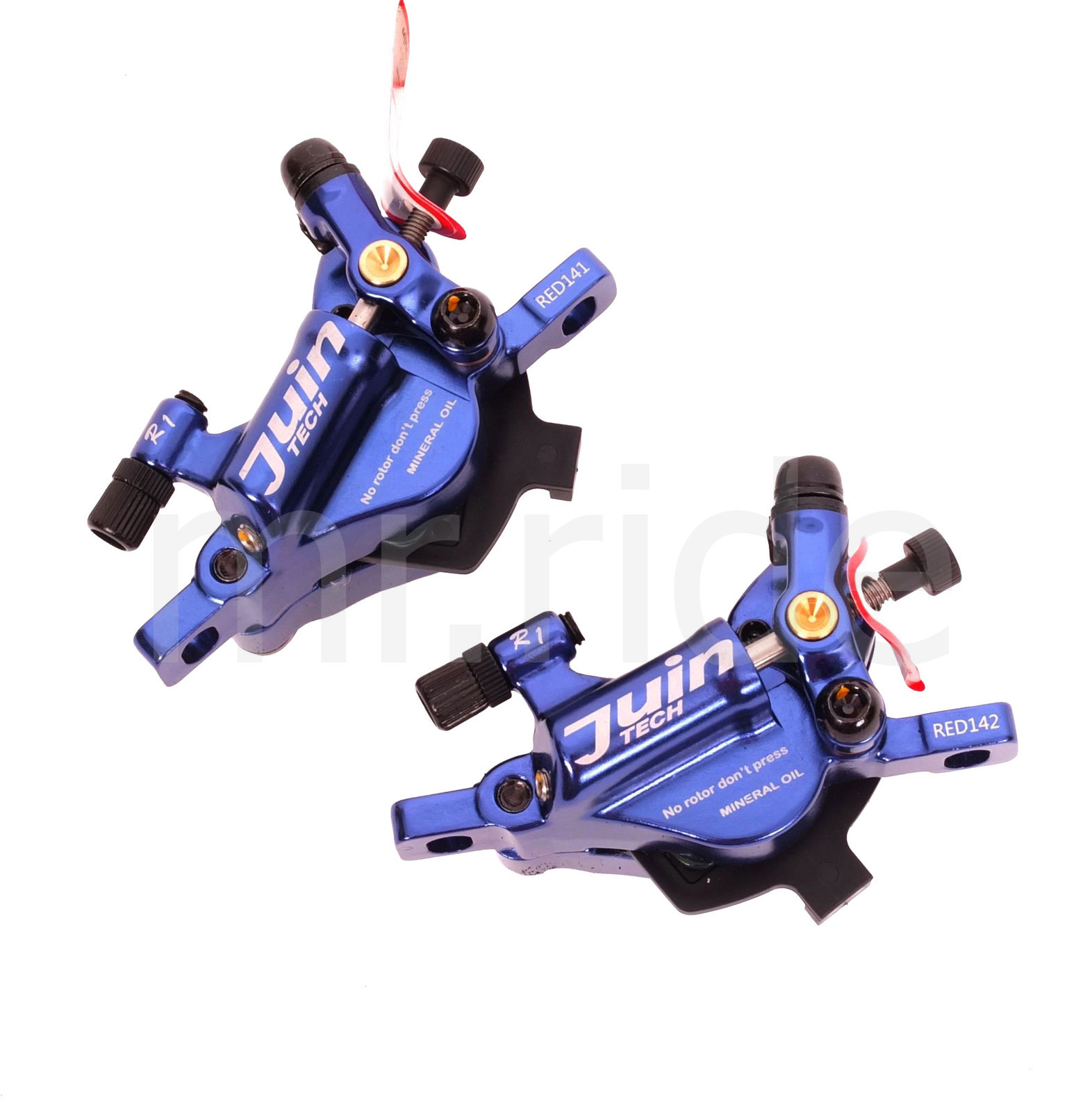 Juin Tech R1 Hydraulic Cable Disc Brake Set Dual Side Actuation Road/CX Bike