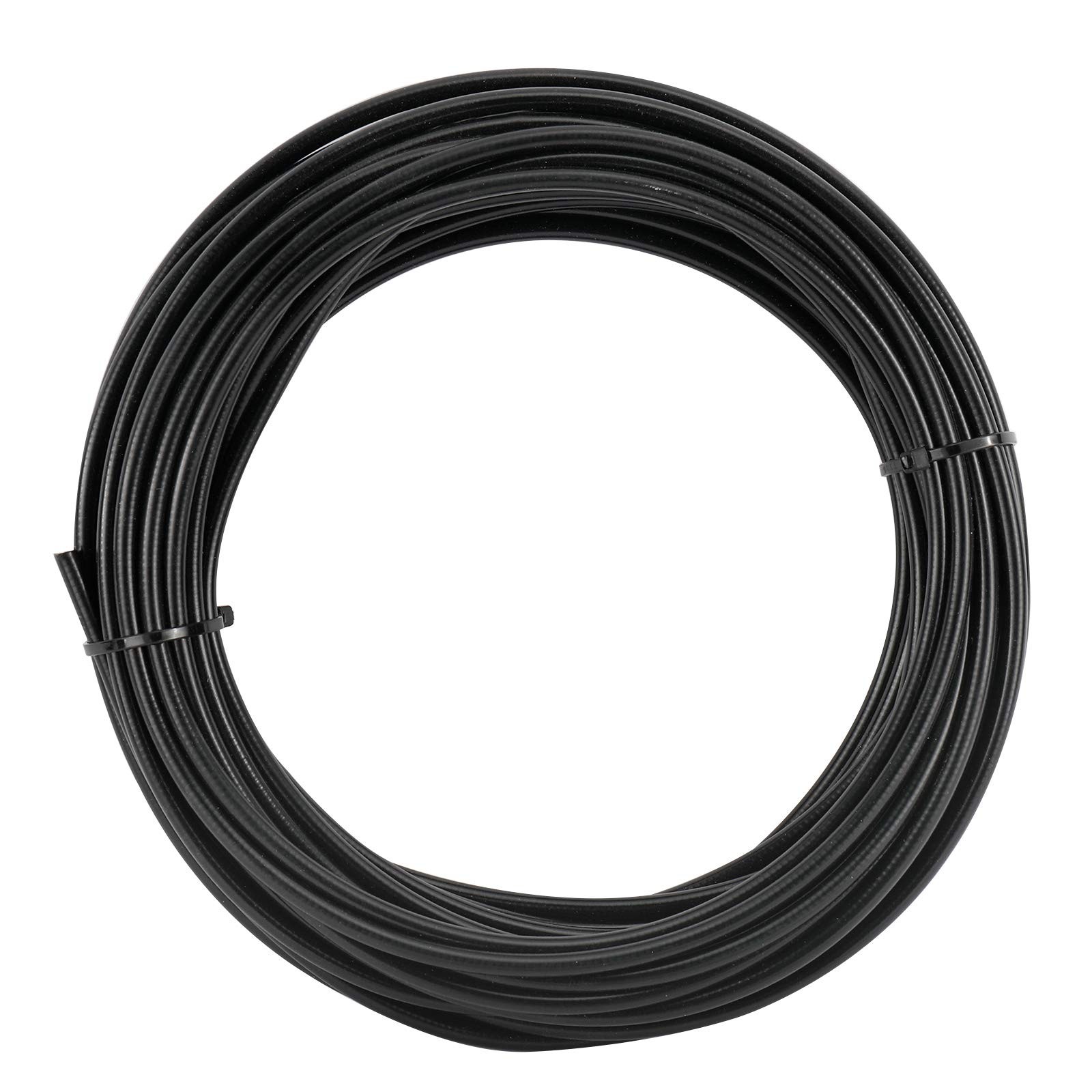 5mm X 50ft Bicycle/Bike Lined Brake Cable Housing Black