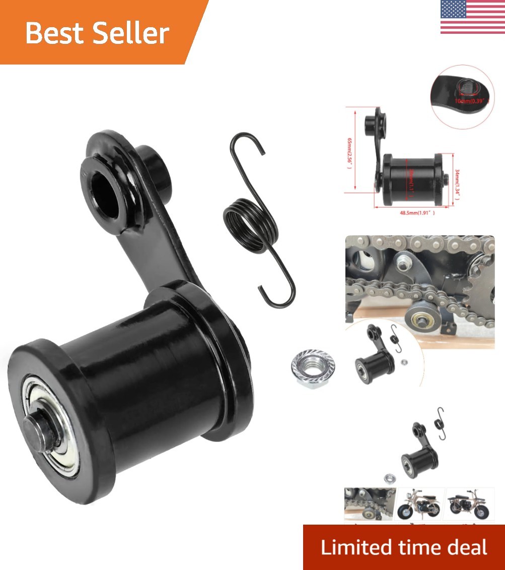 Powersports Chain Tensioner for Mini Bikes – Reliable 1-3/4» Roller Included