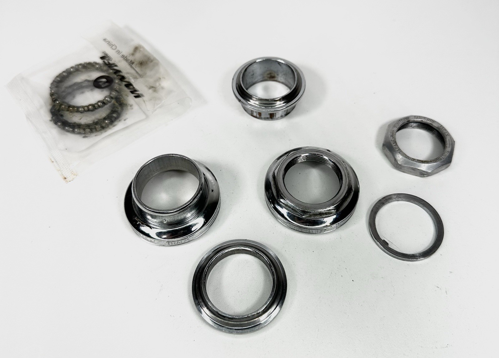 Suntour Superbe Track 1” Inch Threaded Headset NJS