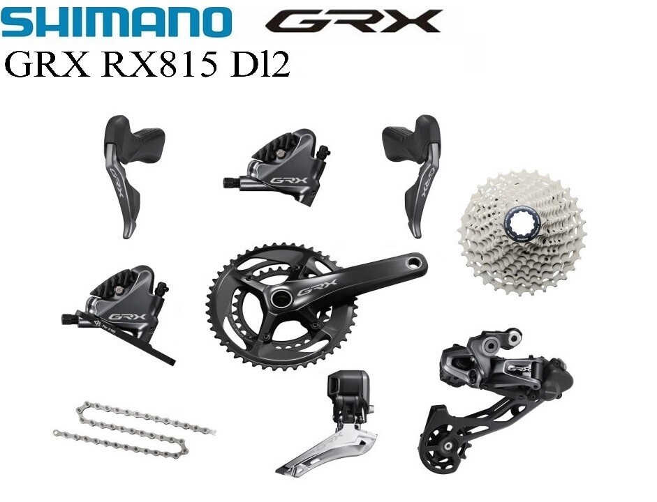 Brand New Shimano GRX RX815 DI2 2×11 22 Speed Full Road/Gravel Groupset