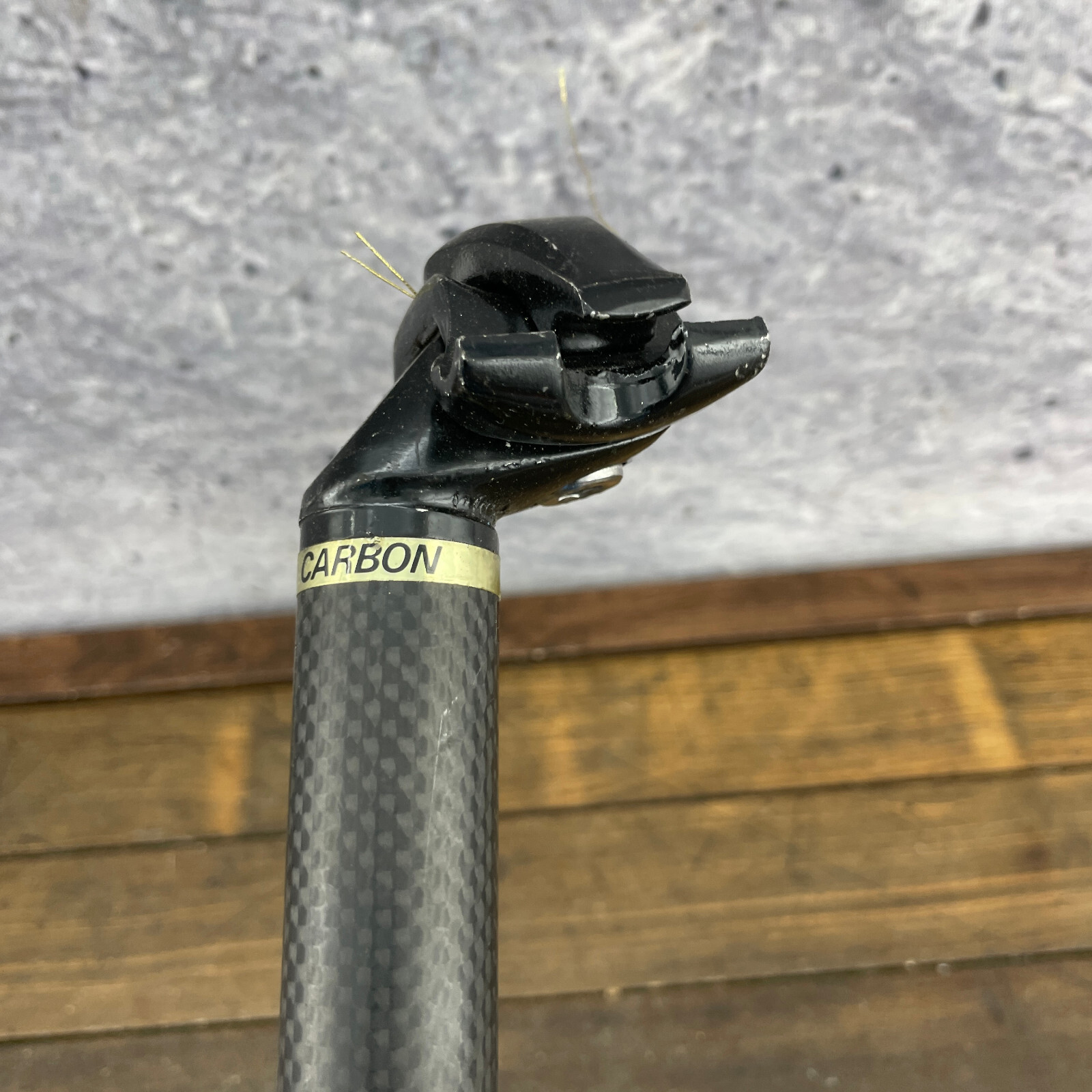 Vintage Sugino Carbon Fiber Seatpost 24.7 mm 285 mm MTB Road 24.7 mm Grooved