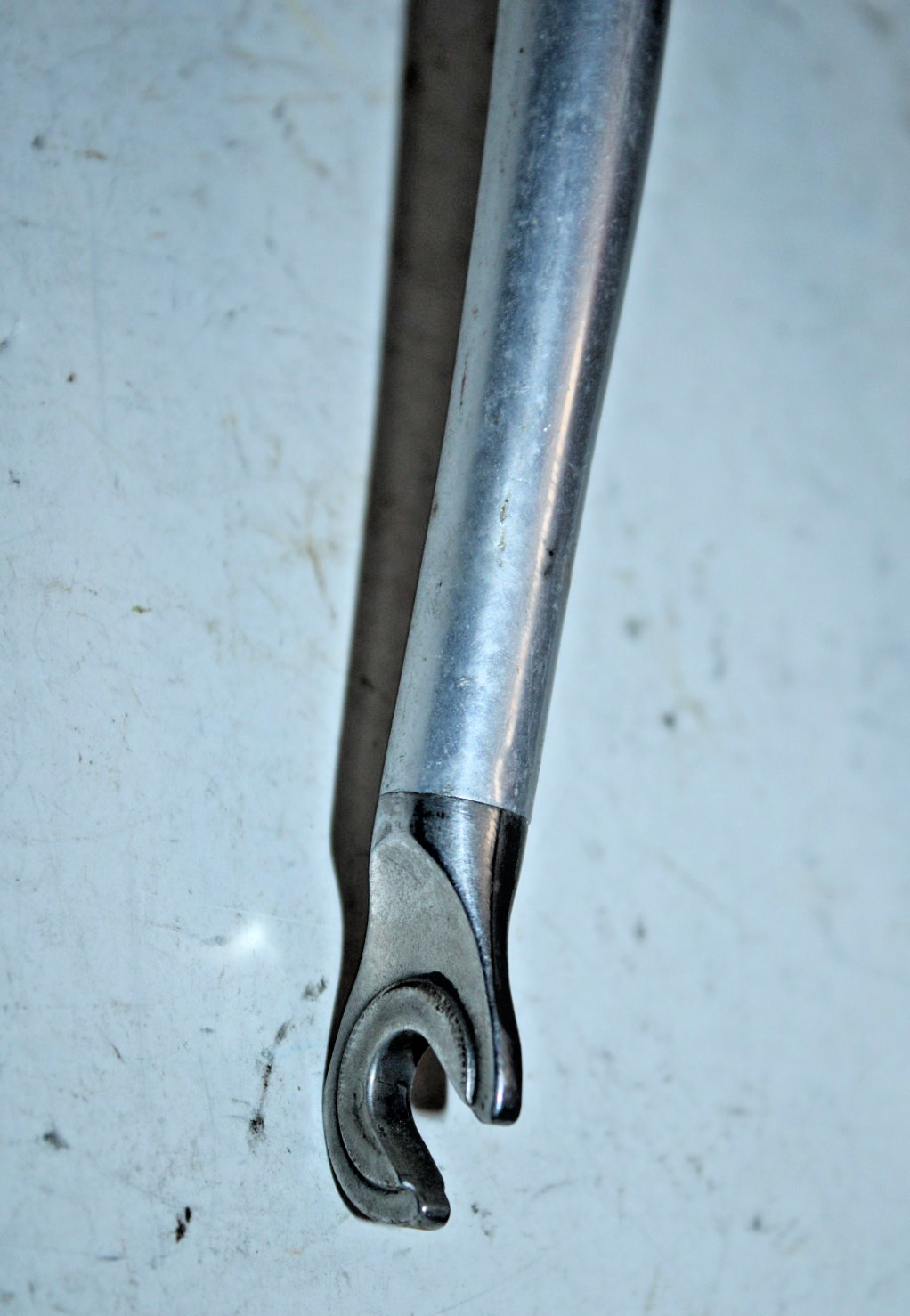 Vintage Road Hybrid Bike Fork 700c 1″ Threaded 177mm Silver Cafe Commuter Java ~