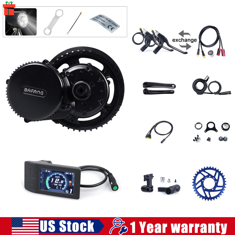 BAFANG BBS02B 48V 750W Mid Drive Motor Conversion Kit 500C Display 36T Chainring
