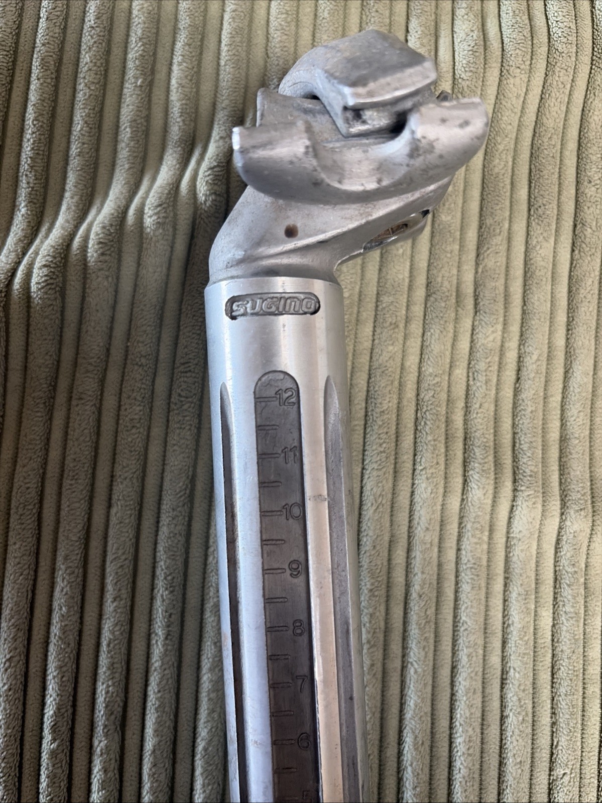 Vintage Sugino SP-KC Seatpost 26.8mm Silver Alloy Japan 250mm 285g Road MTB