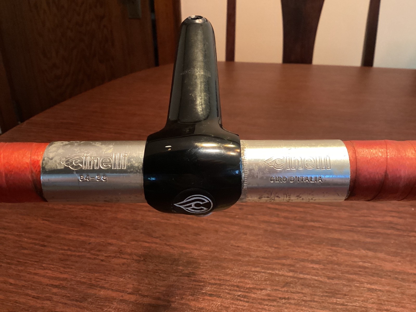 Cinelli 1R Quill Stem – 95mm 22.2mm quill PLUS 64-38 Giro bars Plus 600 Levers