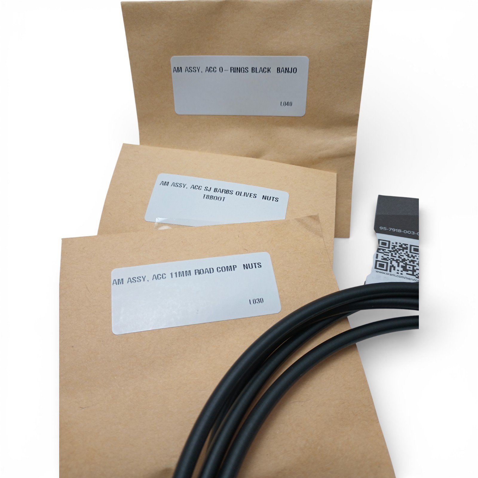SRAM Disc Brake Hose Kit – Black Banjo, 2000mm Hydro
