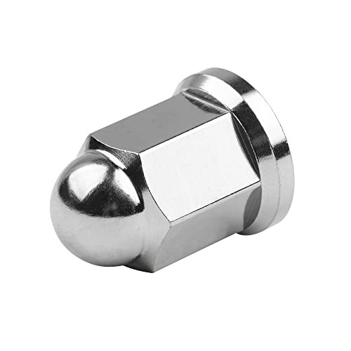 Titanium M8 M10 Dome Head Acorn Nuts for Bicycle Motorcycle Exhaust M6 Silver