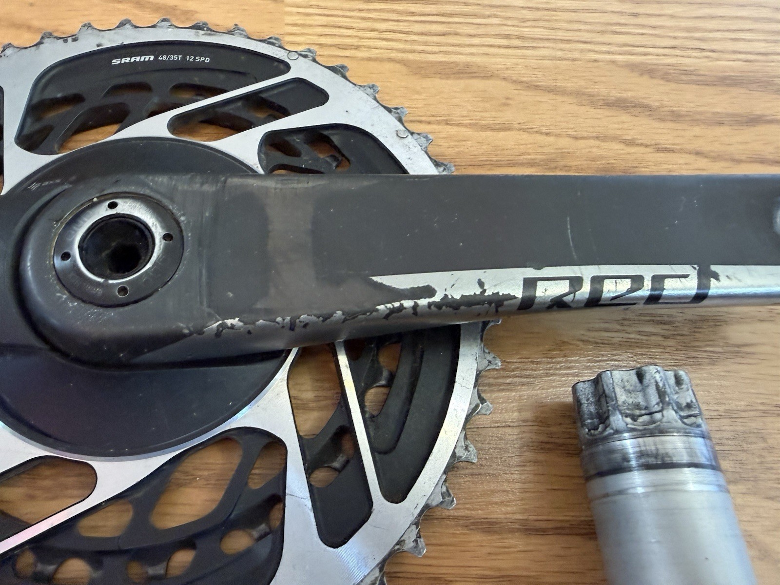 172.5mm 48/35T DUB SRAM Red AXS D1 Quarq 12 Speed Power Meter Crankset