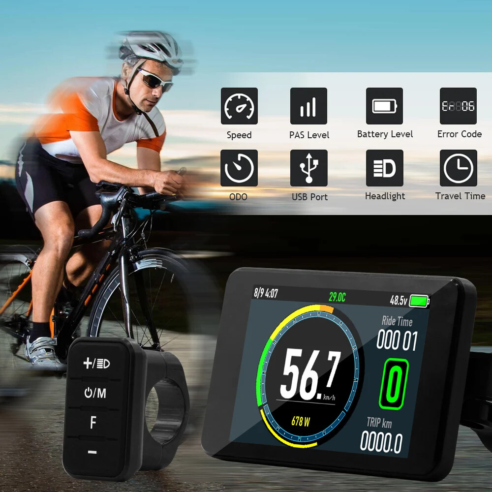 48V 52V 60V 72V 60A Electric Bike Sine Wave Controller for 1000-3000W Motor