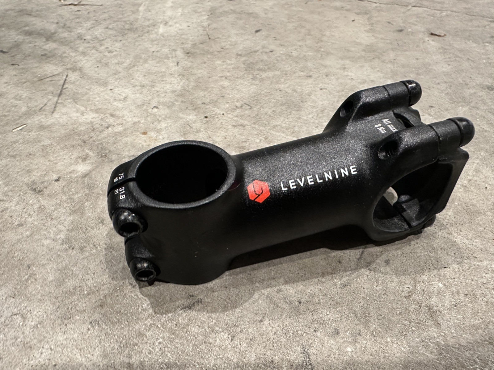 LEVELNINE Team 31.8 Stem Black 75 mm