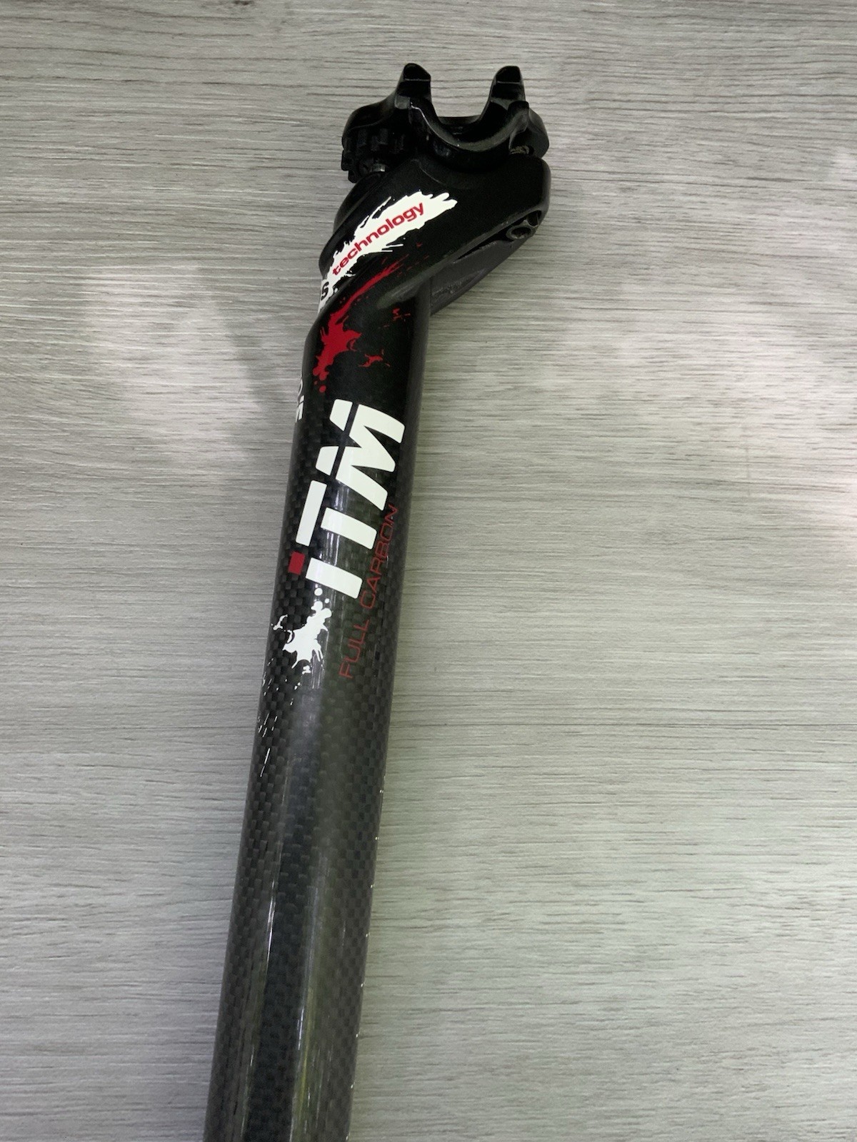 ITM PATHOM CARBON SEAT POST 31.6 MM x 350 MM TOTAL LENGTH 214 GRAMS