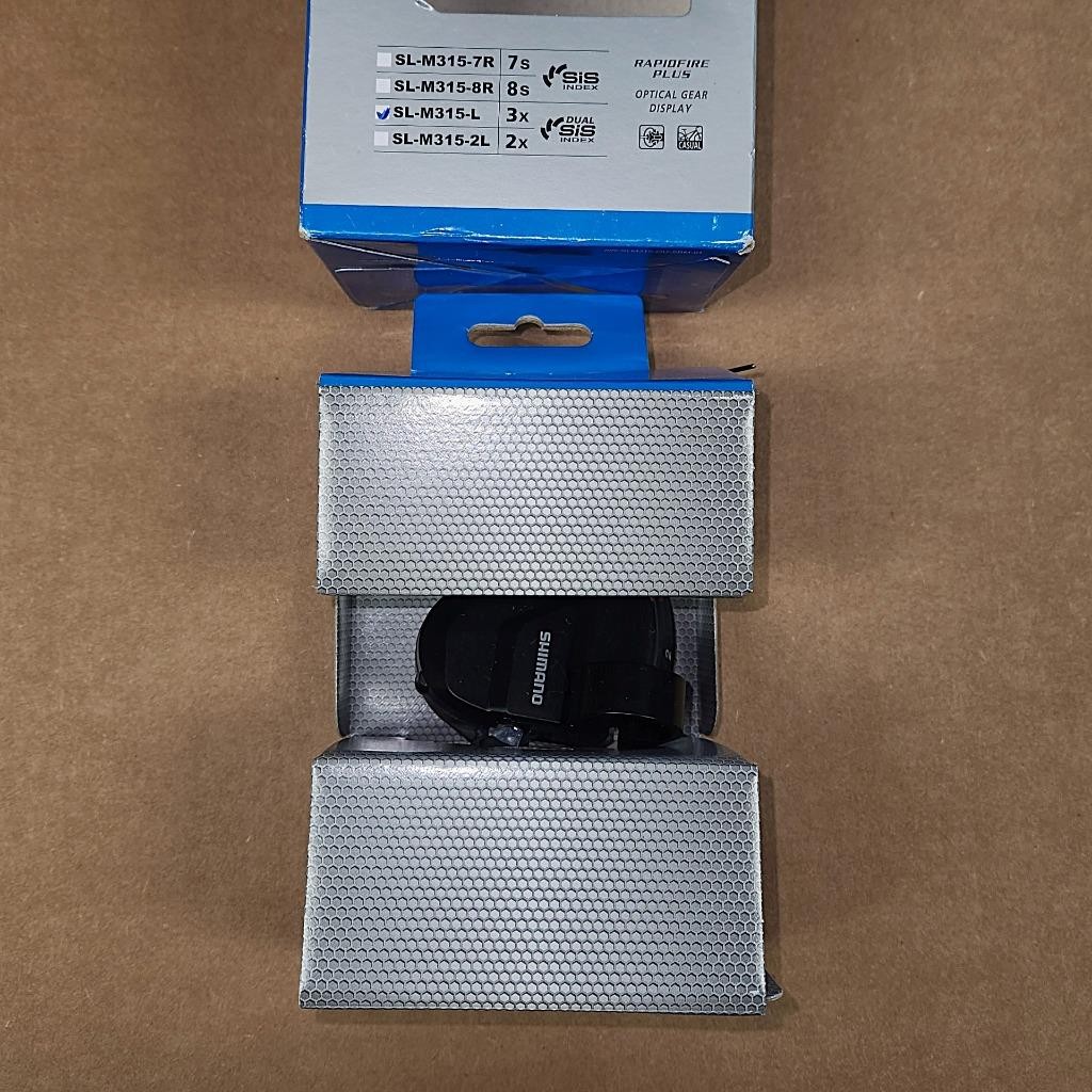 Shimano Altus SL-M315-L 3-Speed Left Rapidfire Plus Shifter OPEN PACKAGE