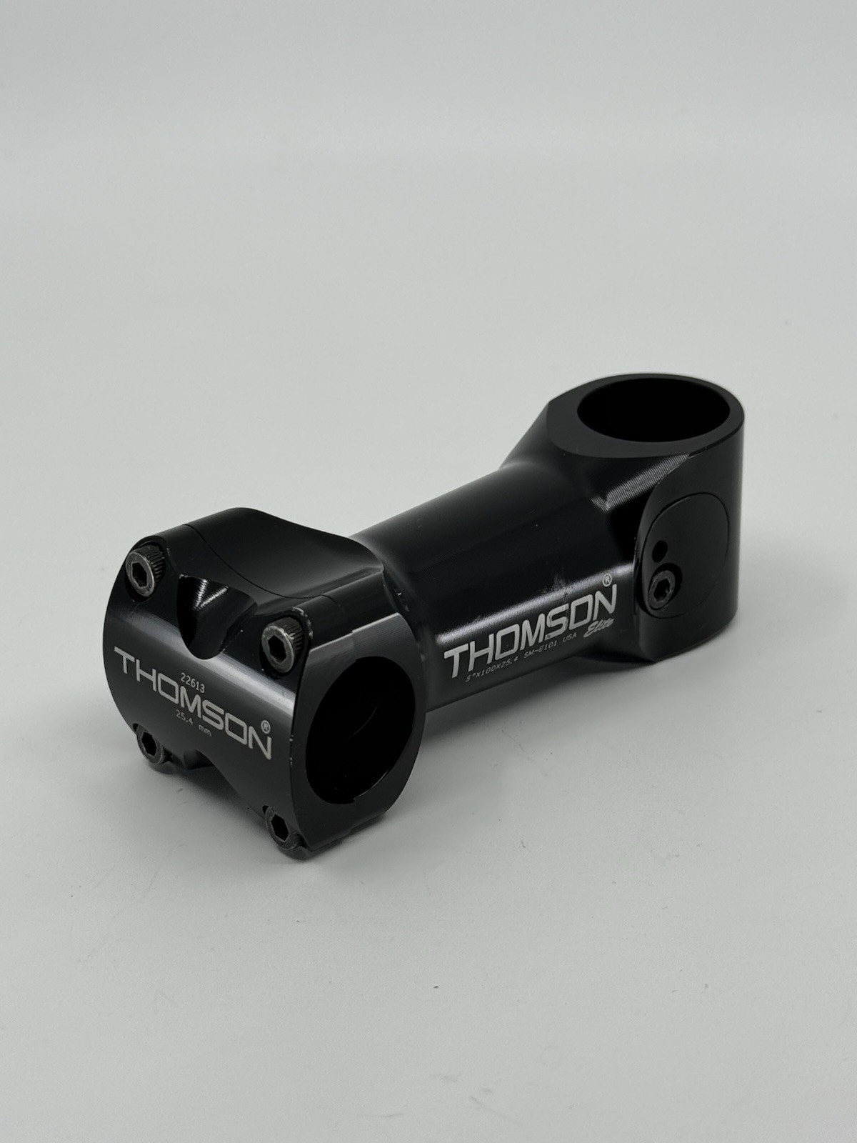 Thomson Elite Mountain Gravel Bike Stem 25.4 Bore 100mm 5° Black 1-1/8 SM-E101