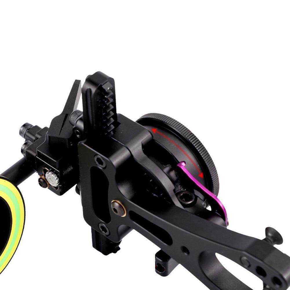 Bow Sight Pulley Sight Mechanical Quick Adjustment Fine Tune Horizontal