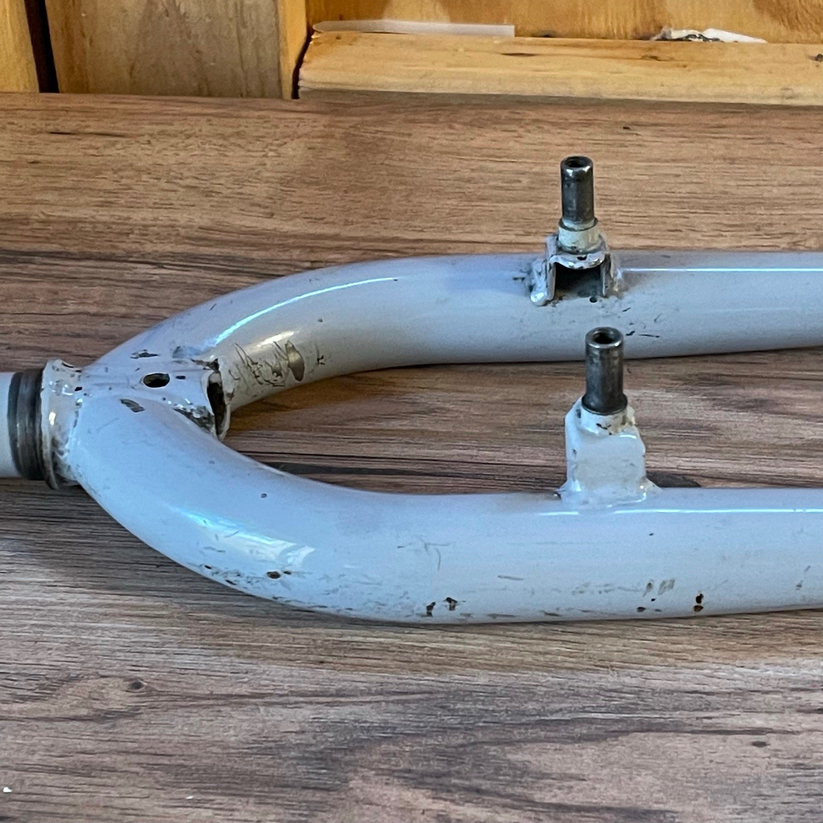 Vintage 90s 1-inch 1” 27.0 JIS Threaded Rigid MTB Fork 26 200 Steerer 390 AtoC