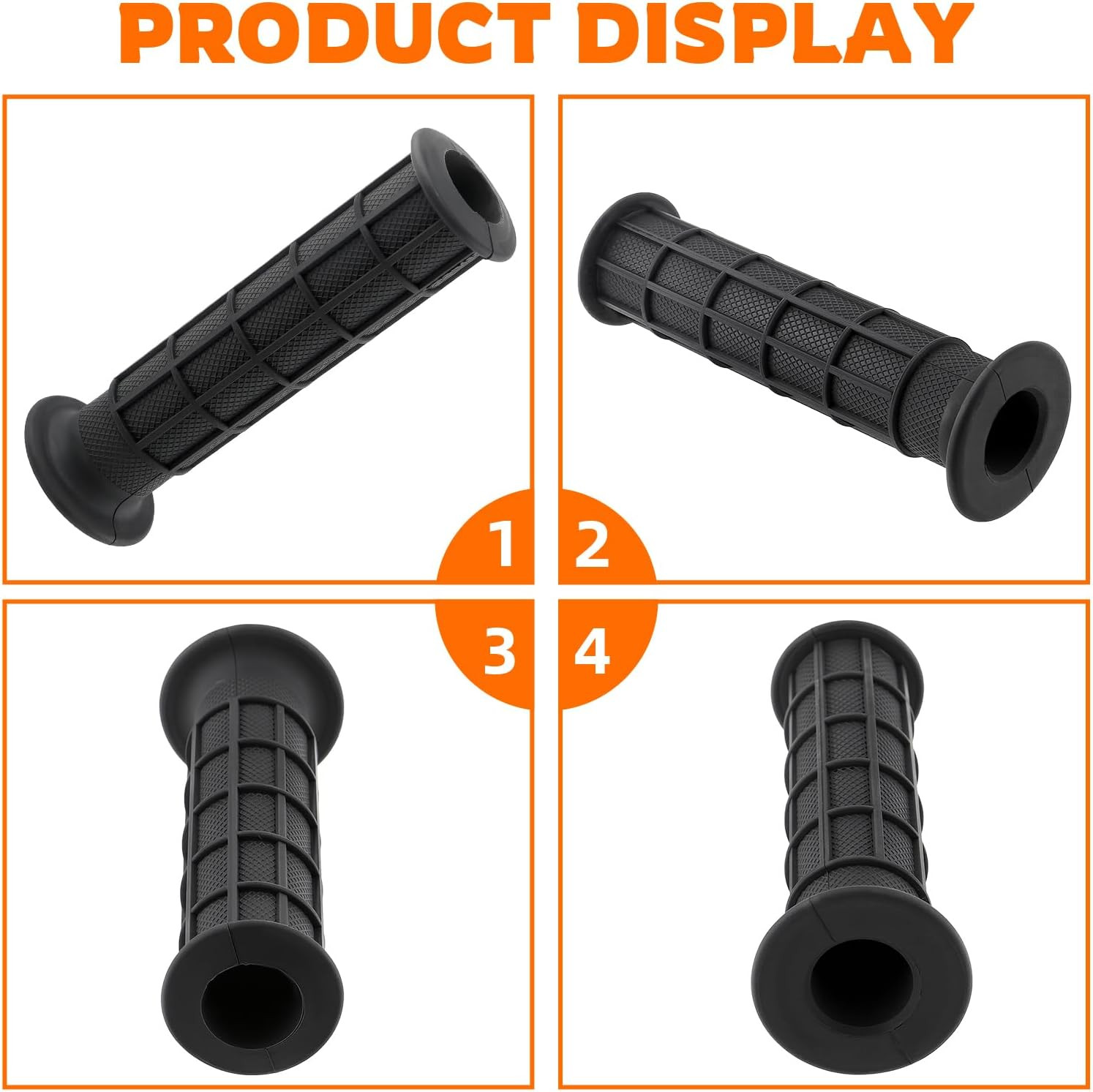2Pcs Handle Bar Grips Handlebar Compatible with Honda ATC185 ATC200 Fourtrax 200