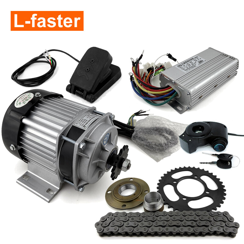 Fixed Chain Wheel 48V 500W Electric Freight Bike Engine Kit Loading Weight 250kg