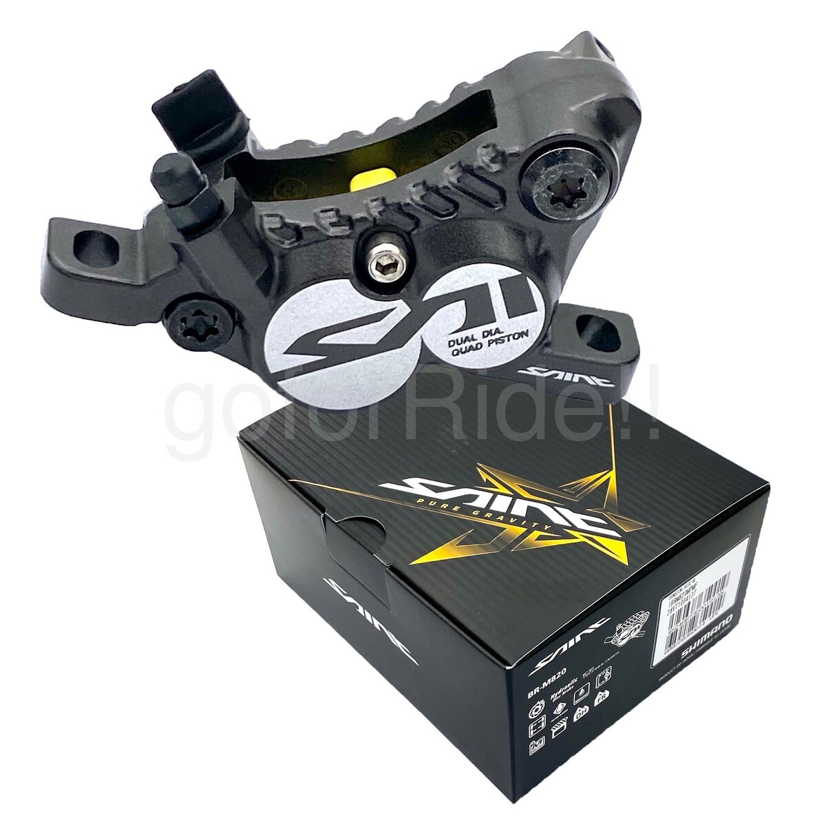 New Shimano Saint BR-M820 4-piston Calliper, Post Mount, fit Front Or Rear