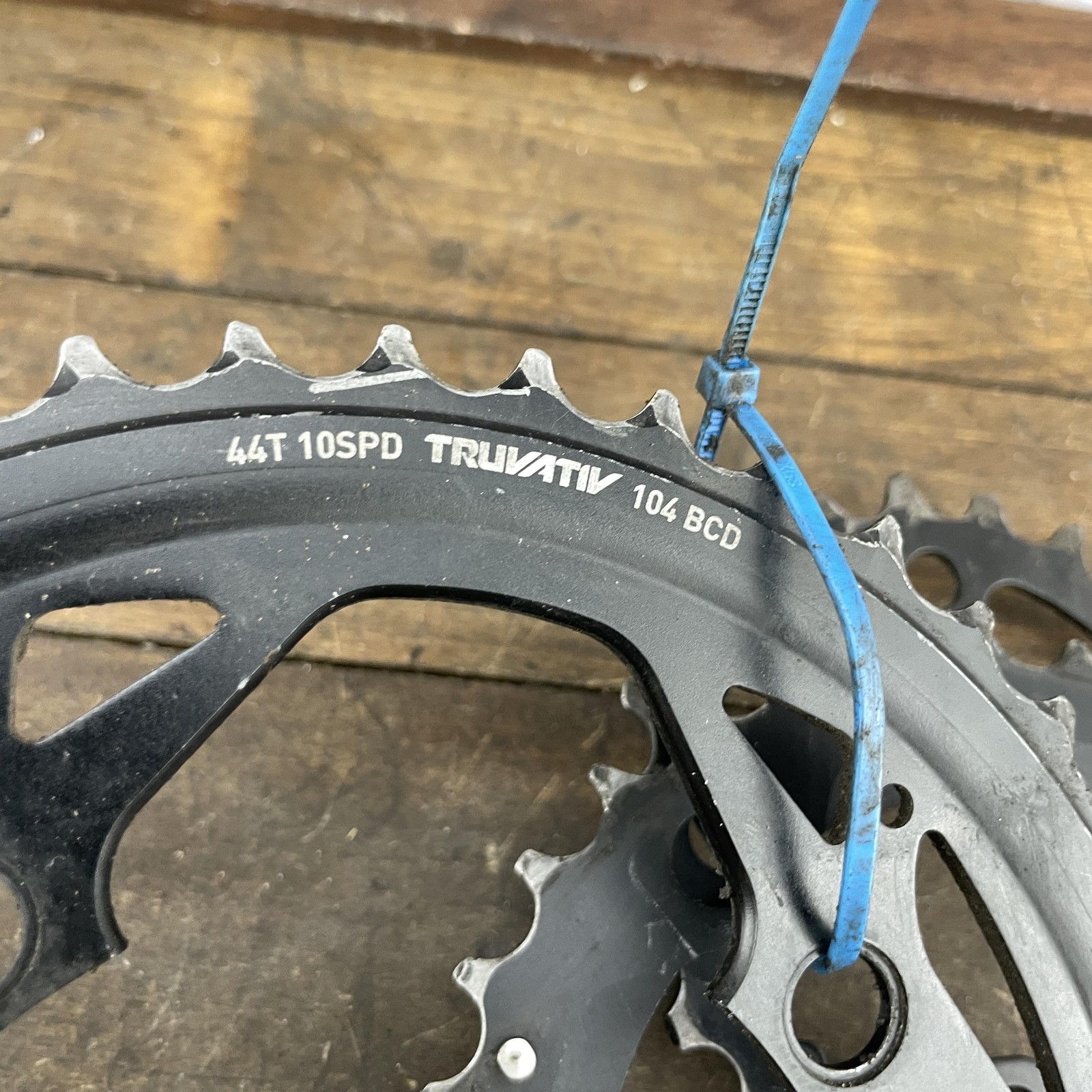 Truvativ Bike Chainrings 10 Speed 44T 33T 22T 104 BCD 4 Arm SRAM MTB Triple
