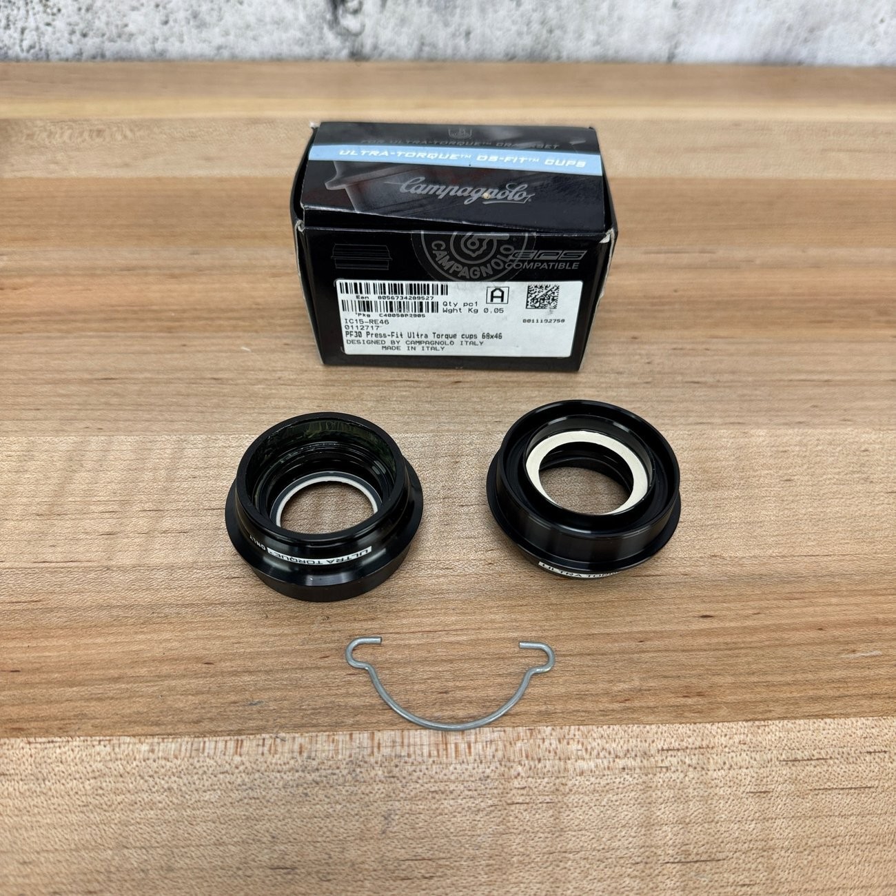 New! Campagnolo Press-Fit PF30 Bottom Bracket Cups for Ultra Torque