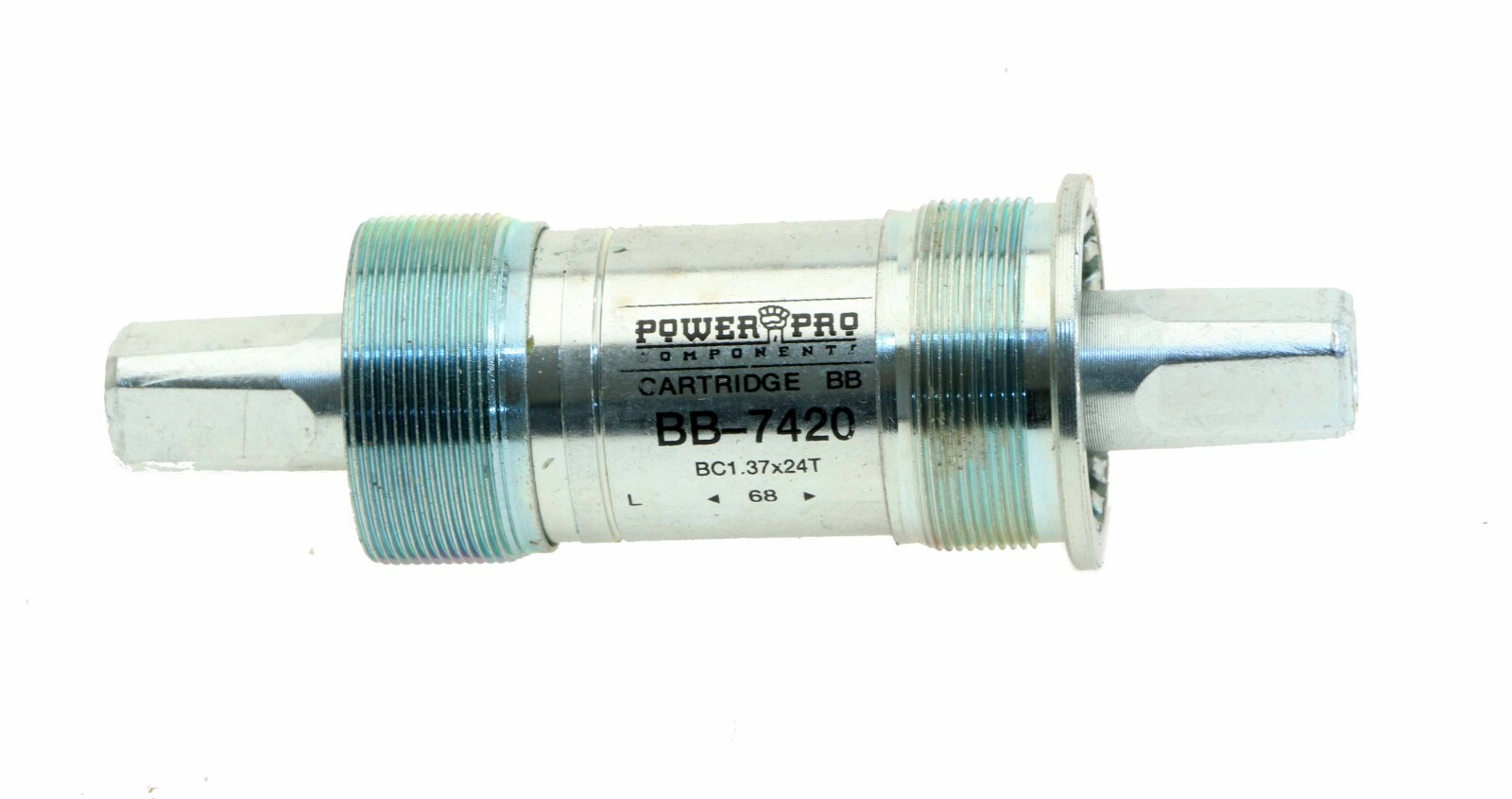TH Industries Power Pro 7420 Square Taper Bottom Bracket JIS 68mm x 122.5mm NOS*
