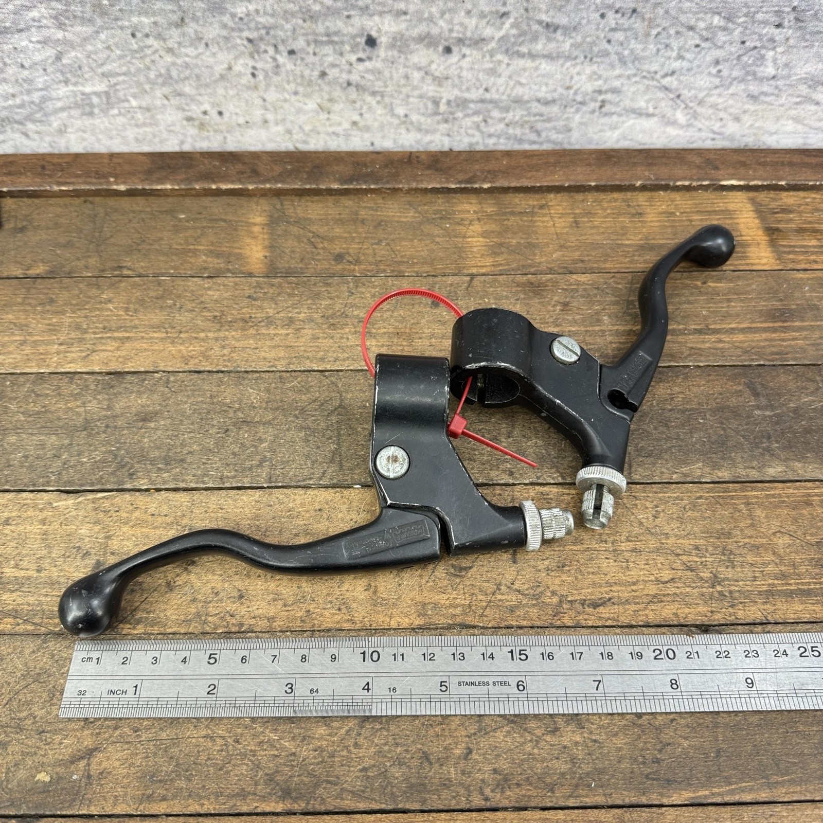 Vintage Magura Brake Lever Set 80s MTB Bike Made Germany Klunker Cafe 22.2 1980s