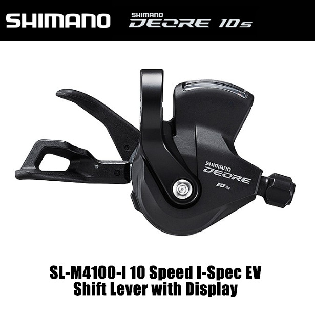 SHIMANO Deore SL-M4100-I 10 Speed I-Spec EV Shift Lever with Display Right Hand