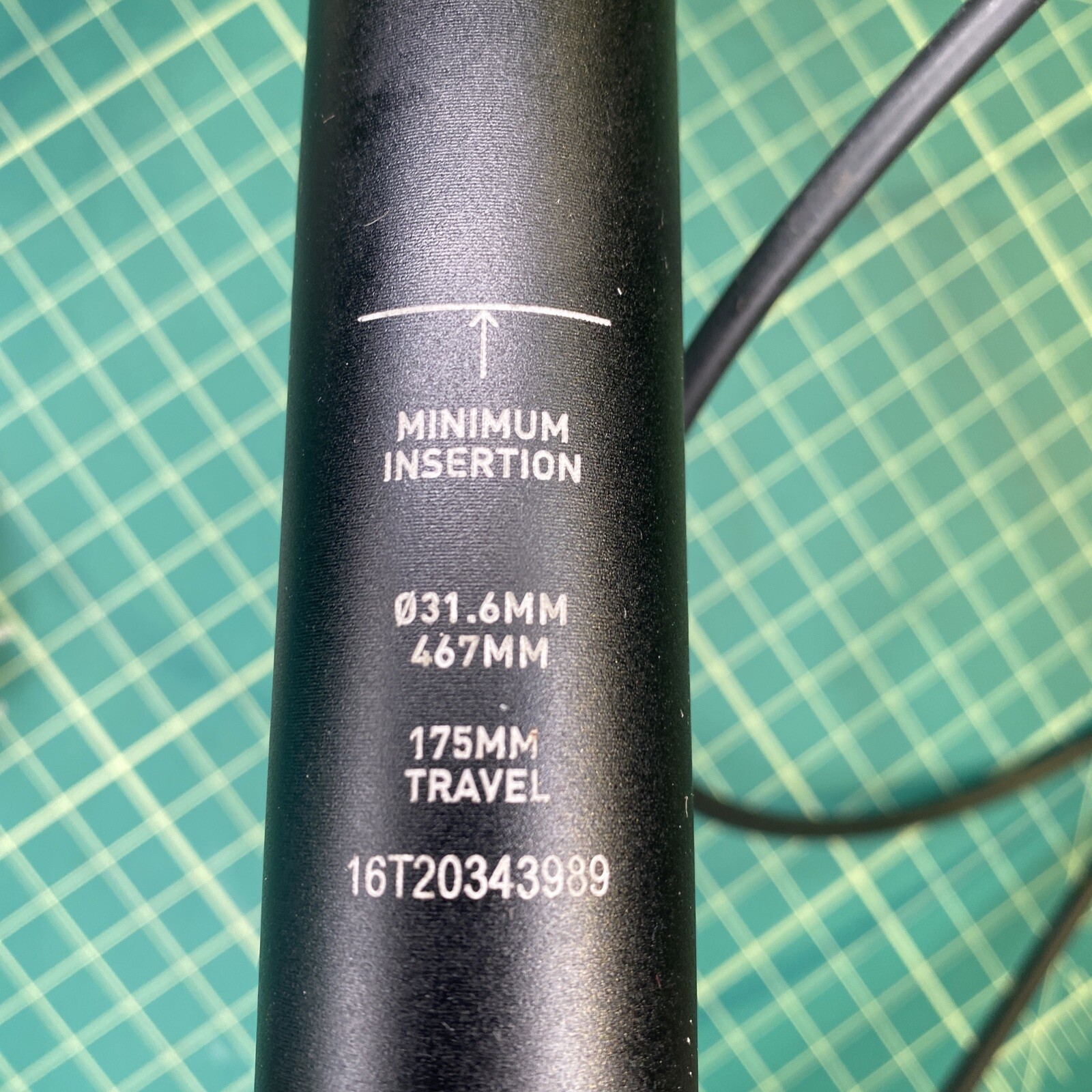 Rockshox Reverb Stealth Dropper 31.6mm 175mm Seatpost – Black