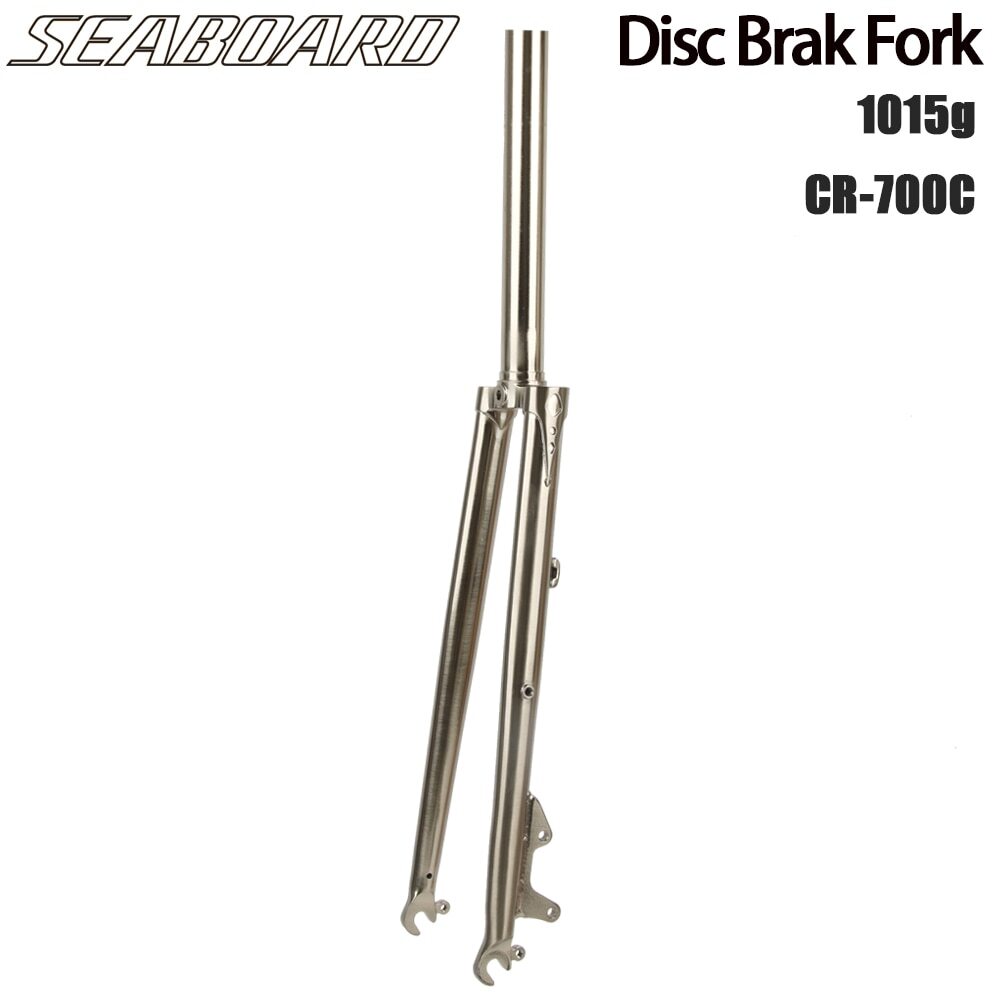 Bicycle Road Hard Fork Chromoly Steel MTB Bike Fork 700*23C 27.5 29er Disc Brake