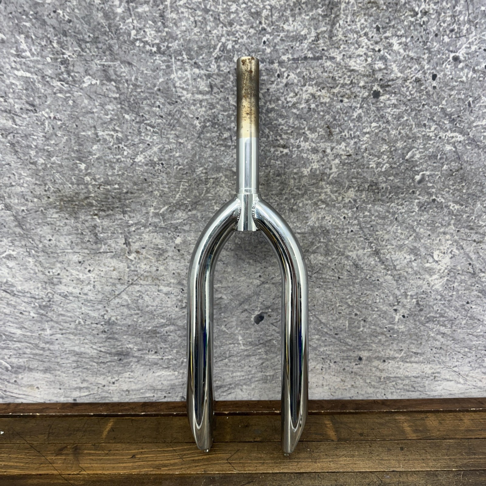 Vintage GT BMX Fork 20in 1 1/8 Threadless 14mm Dropouts Race 2005 Chrome CRMO