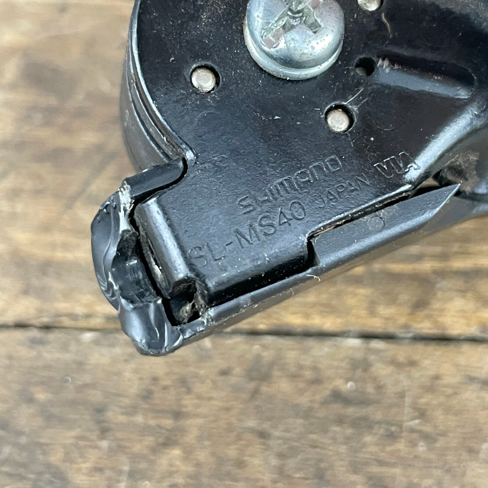 Vintage Shimano Deore SL-Ms40 LEFT Shifter PARTS Thumb MTB 80s Triple Mountain