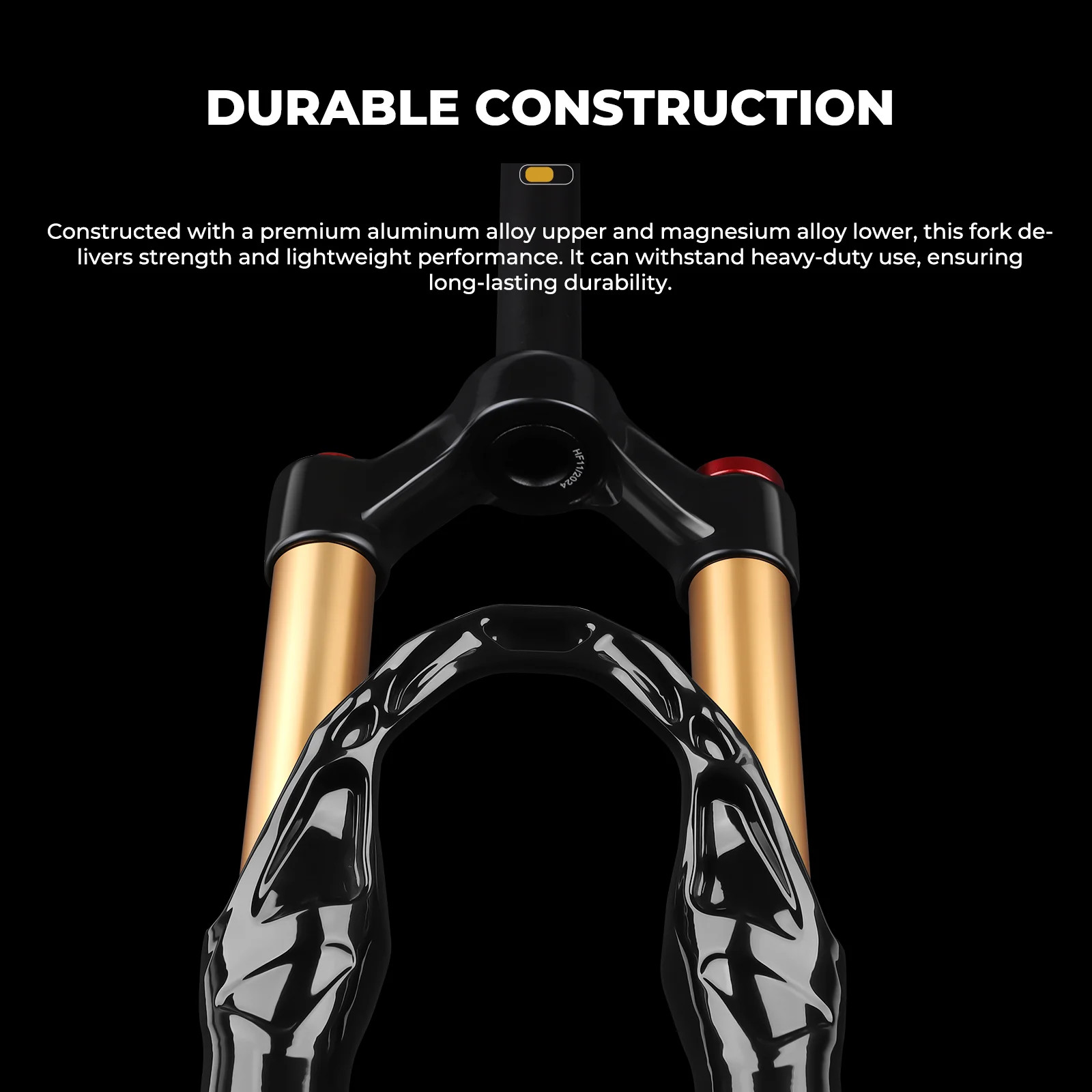 20/24 Inch Bicycle Suspension Air Fork Remote Manual Lockout Fork 100mm Travel