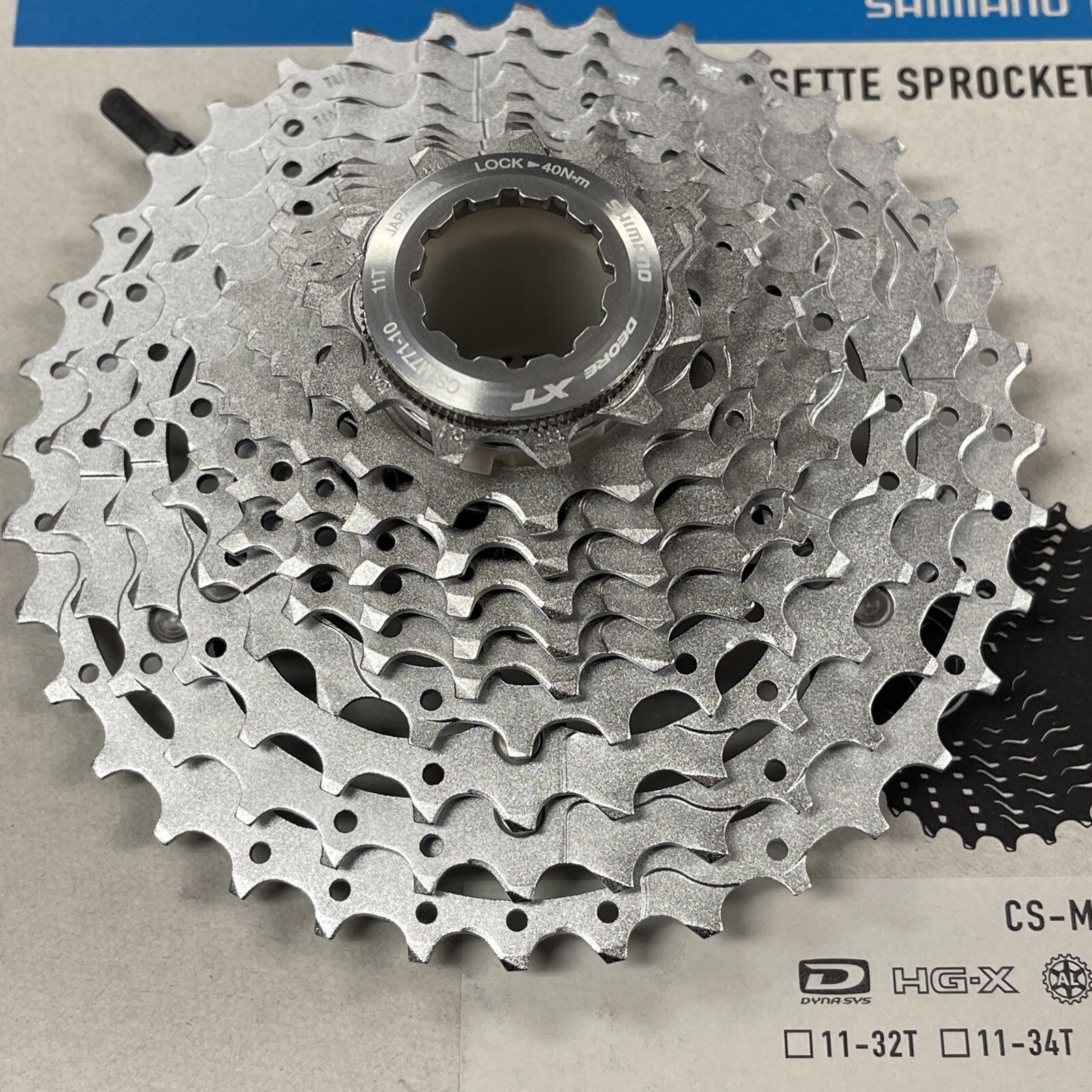 Shimano Deore XT CS-M771 Bicycle Cassette (10-Speed) 11-36 E MTB New in Box