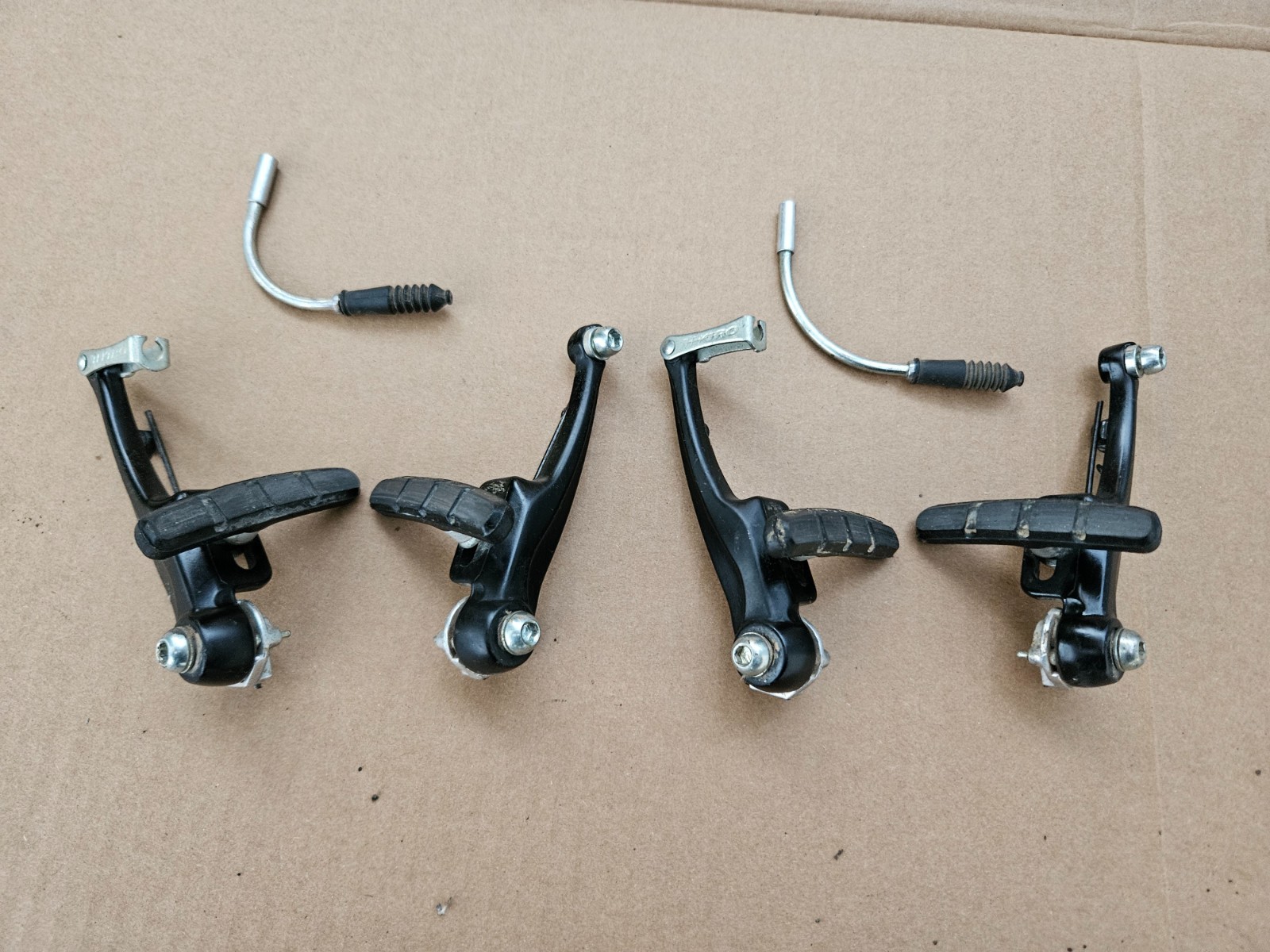 Tektro 836A Mountain Hybrid Bike V-Brakes Front + Rear Set Black