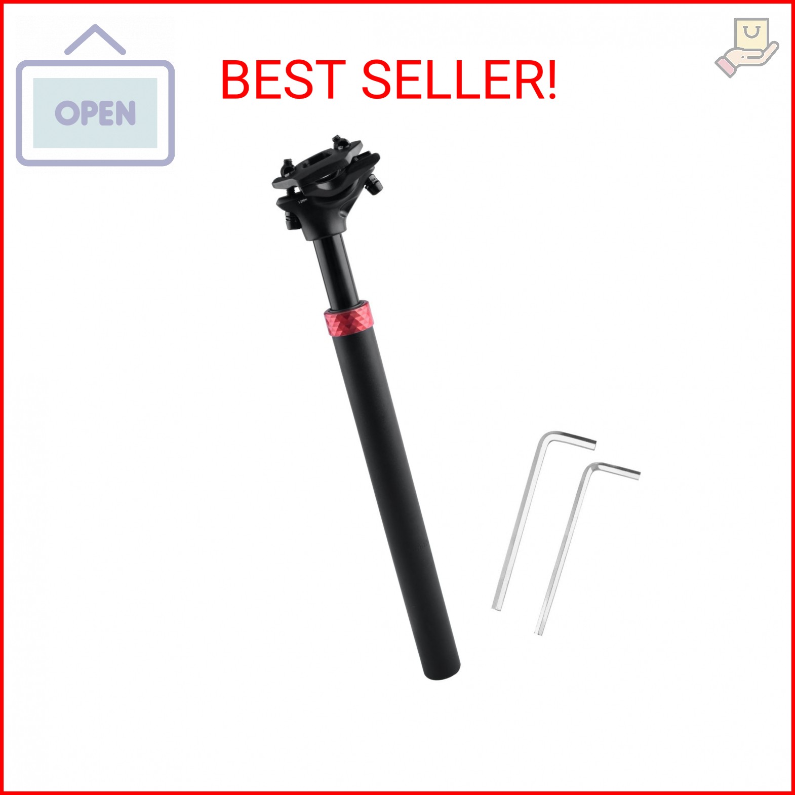 Azarxis Bike Suspension Seatpost Shock Absorber Damper Post 27.2 28.6 30.4 30.9