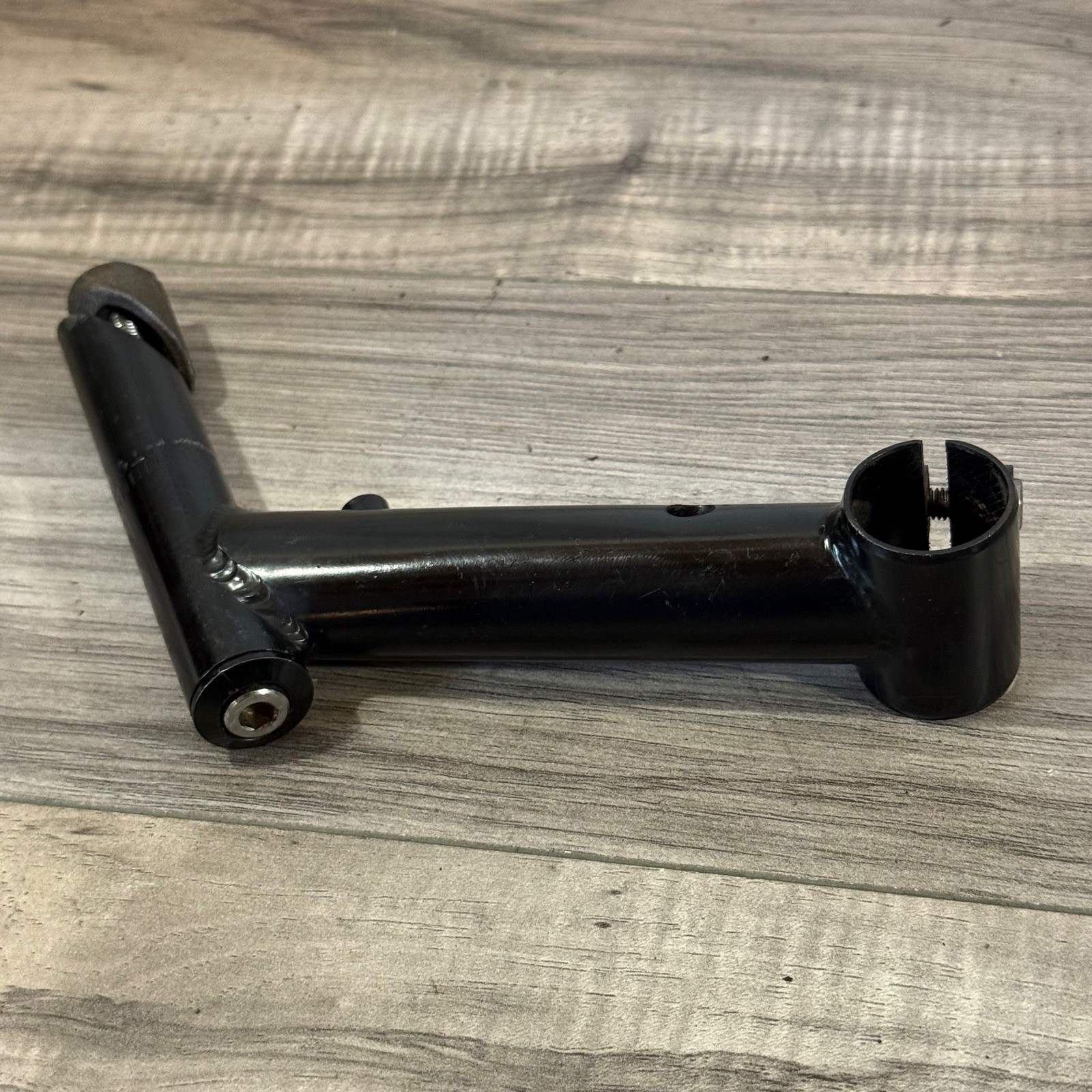 Black Chromoly 1-Inch 22.2 MTB High Rise Quill Stem 135mm 30 Degree 25.4 