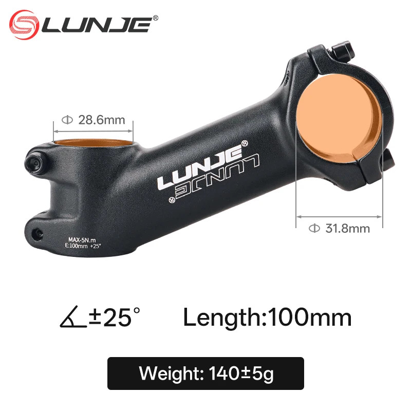 Ultralight MTB Bike Stem 10° 17° 25° 35° 31.8mm Handlebar 60-110mm