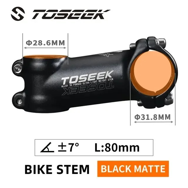 Ultralight Road Mountain Bike Handlebar Stem 7/35 Degree 60/70/80/90/100mm Stem
