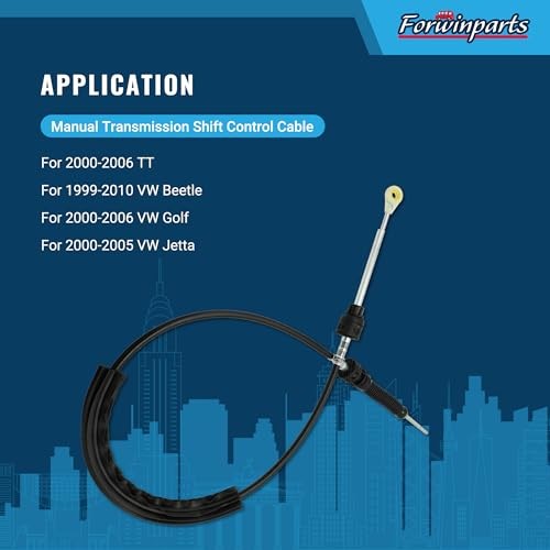 1J0-711-265-K Manual Transmission Shift Control Cable for VW Beetle 1999-2010