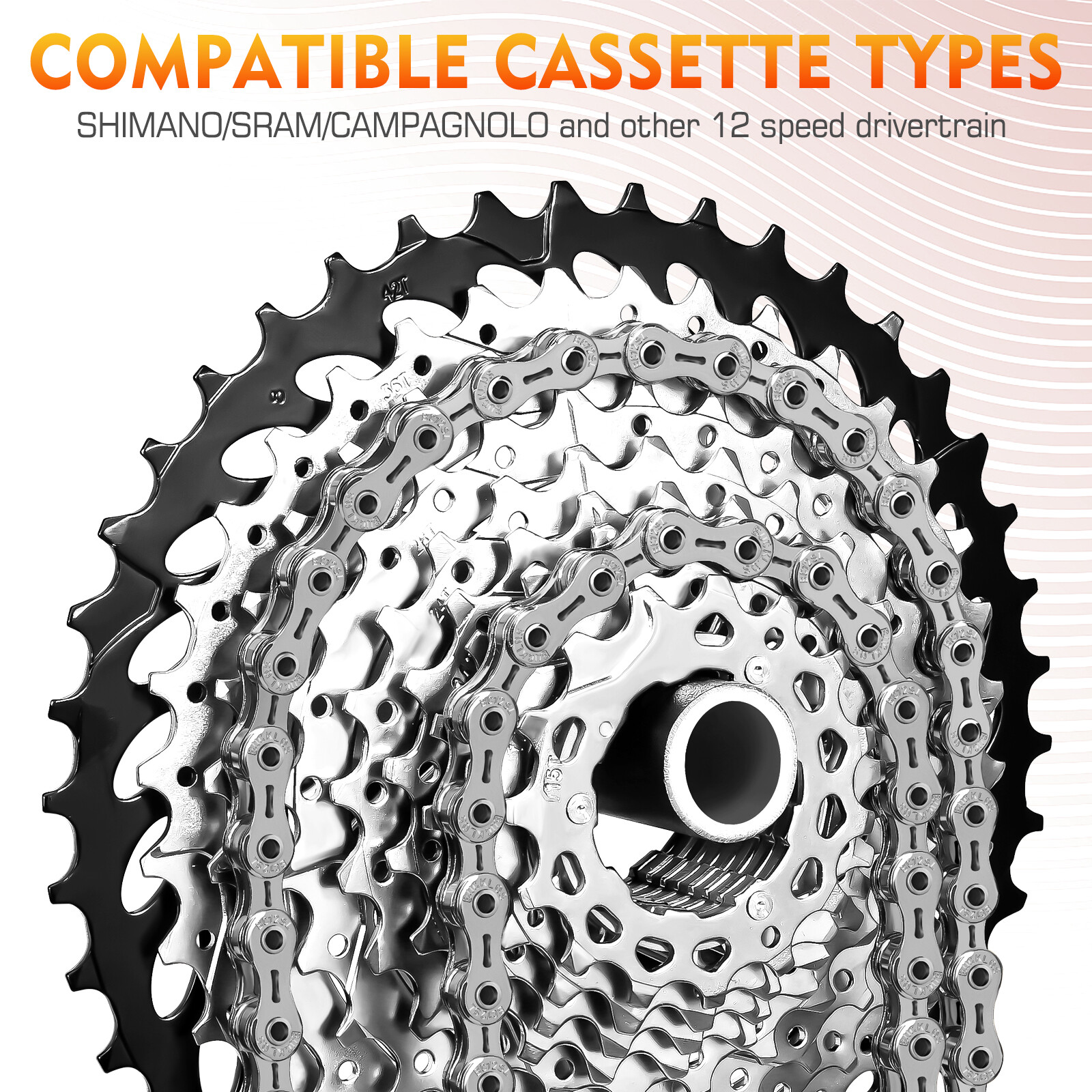 8/9/10/11/12 Speed Chains fit Shimano SRAM KMC 116/126L Road Bike MTB BMX Chain