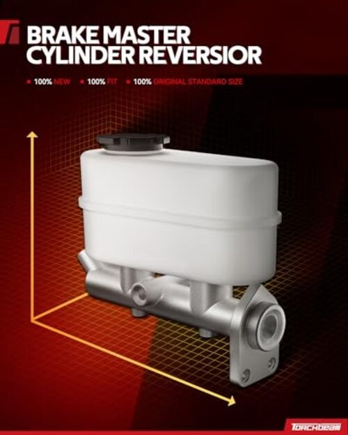 Brake Master Cylinder with Reservoir, Direct Fit Replacement for Acura TL