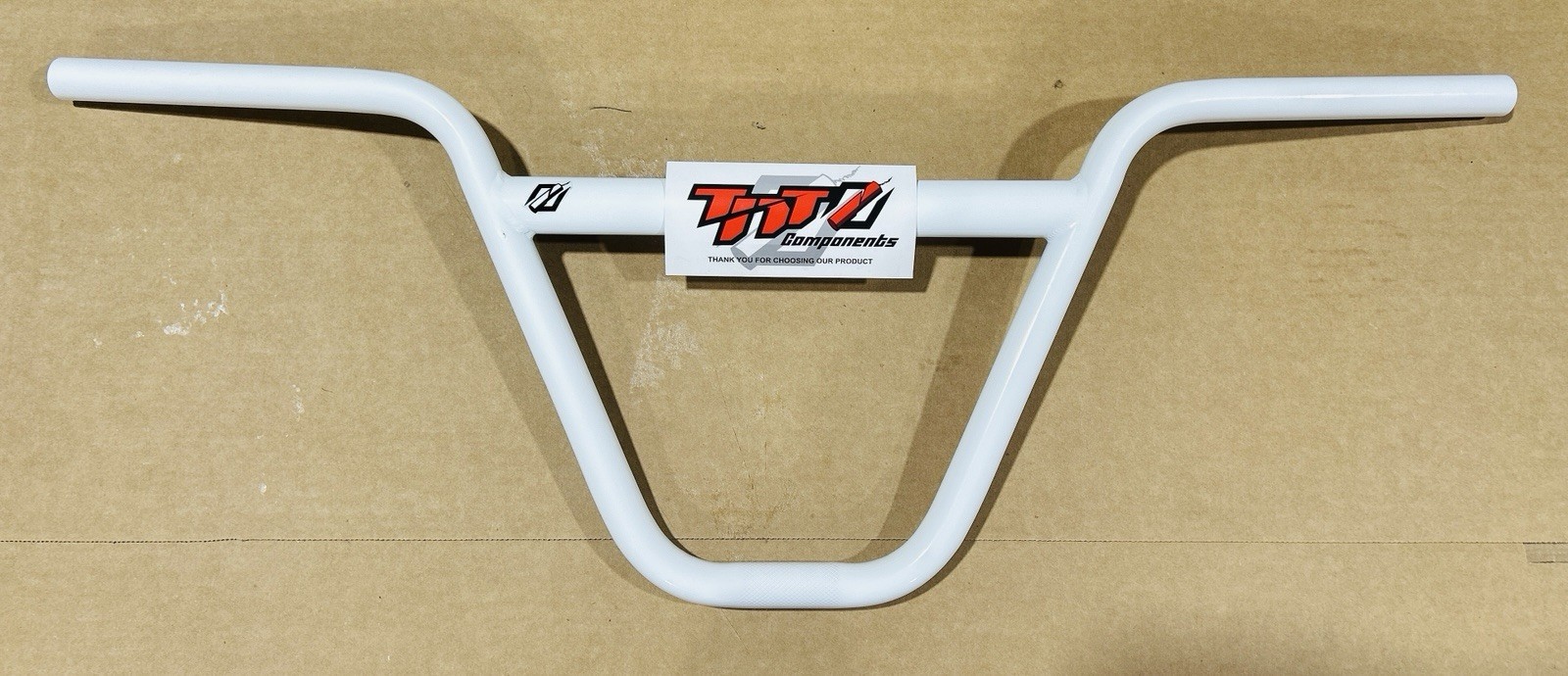 TNT BICYCLES – 10″ RETRO HANDLEBAR (WHITE) – B-STOCK (DISCOUNTED)
