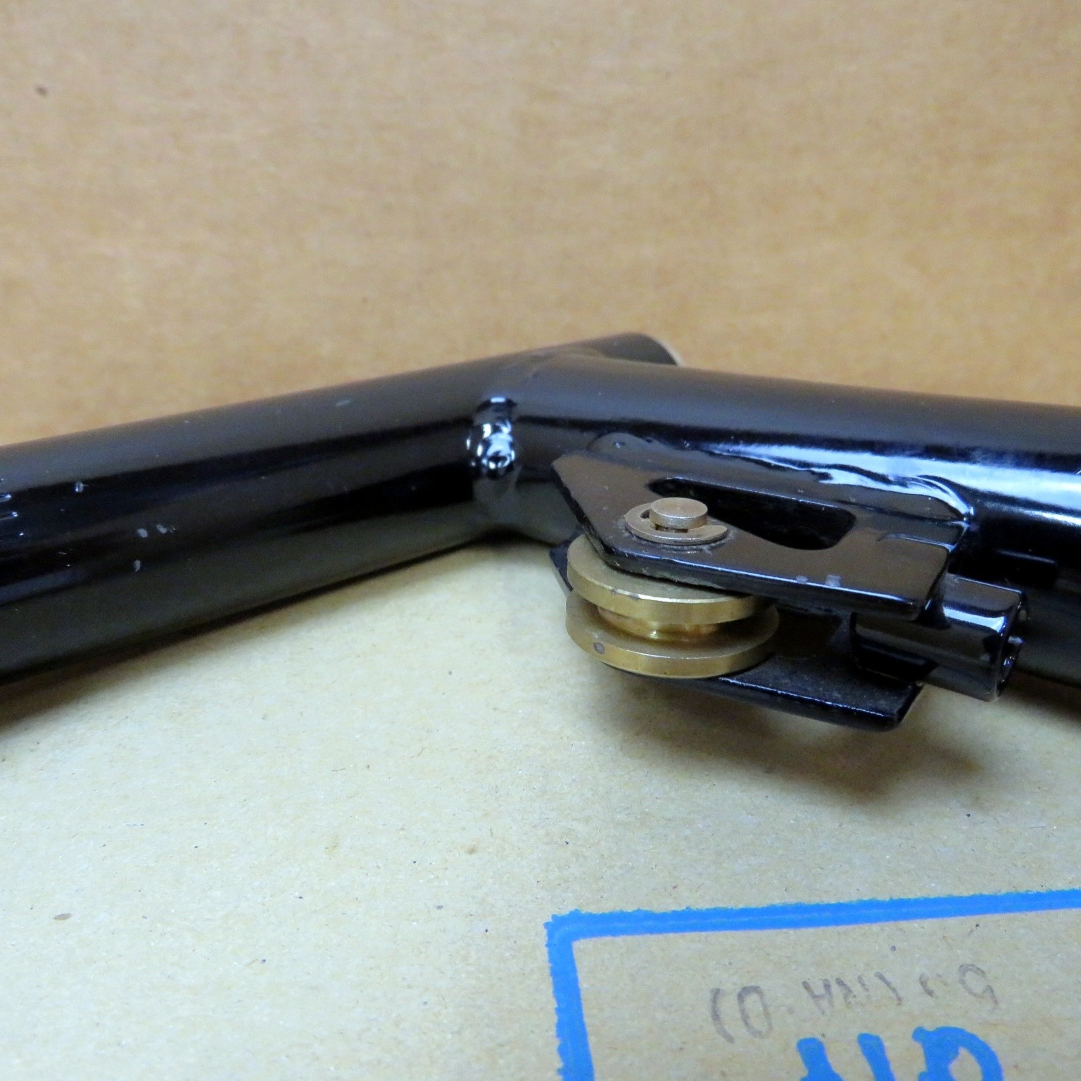 New-Old-Stock 3T Roller Guide Stem…Chromoly Steel Tubing w/Black Enamel Finish