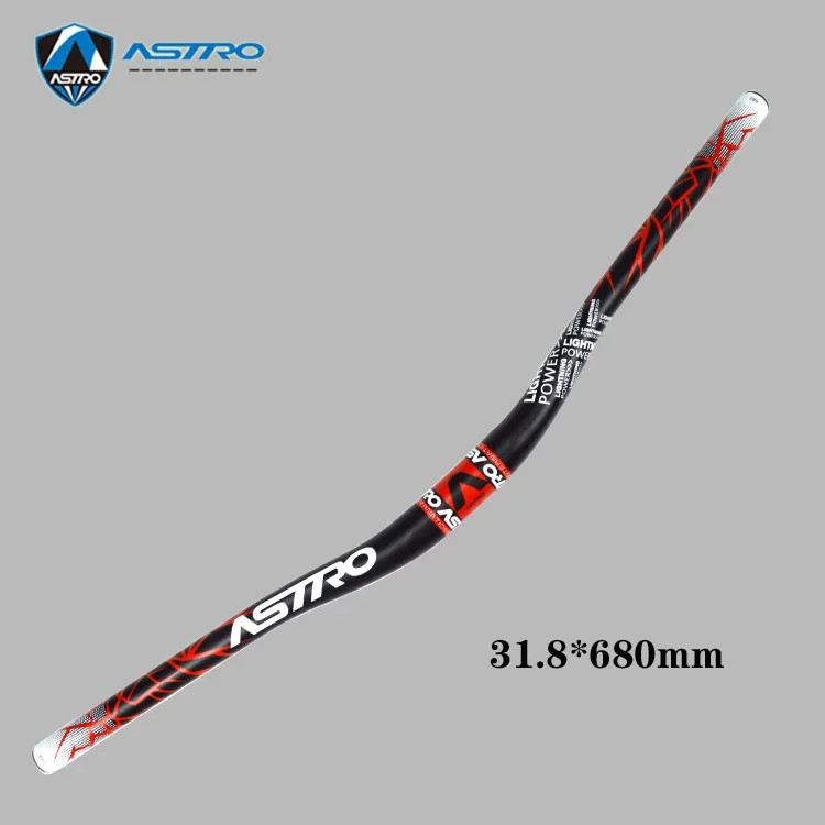 Mountain Bike Swallow-shaped Handlebar 31.8mm*780/800mm Riser Flats Handlebars