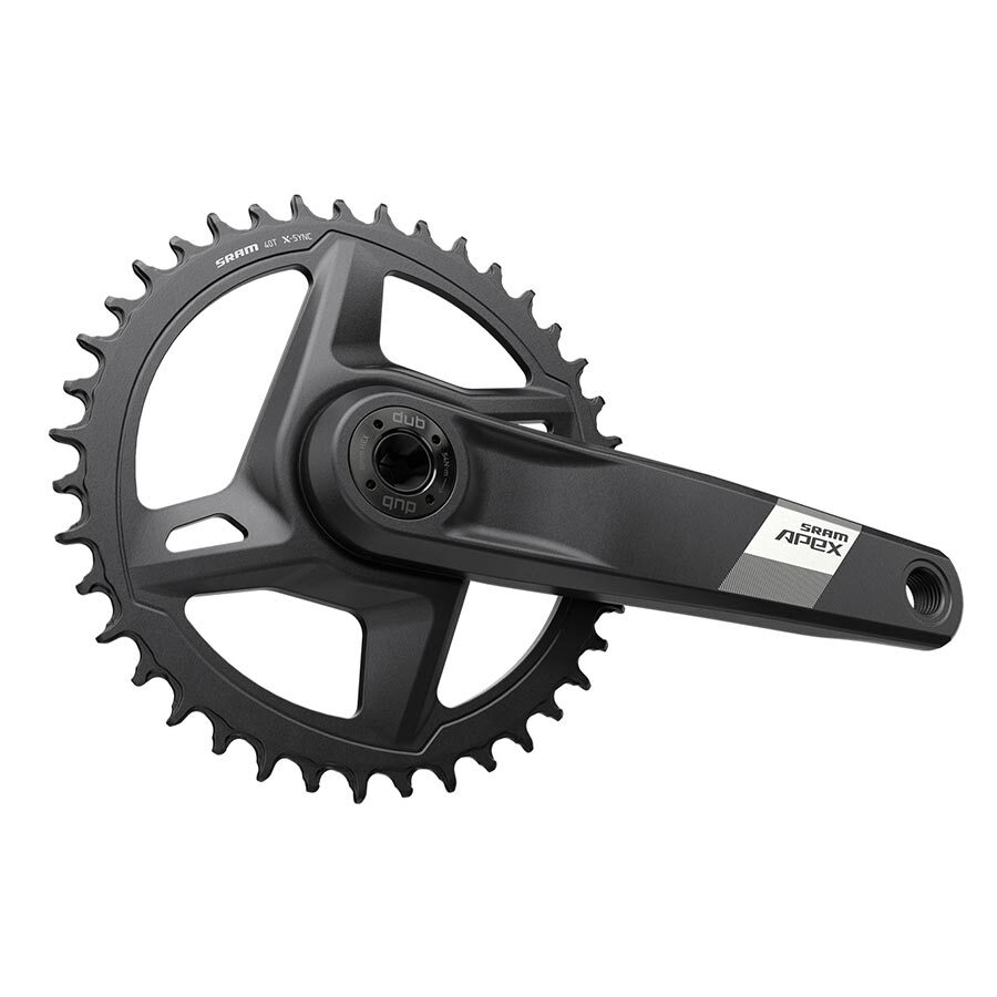SRAM Apex D1 Crankset Speed: 12, Spindle: 28.99mm, BCD: Direct Mount, 42, DUB,